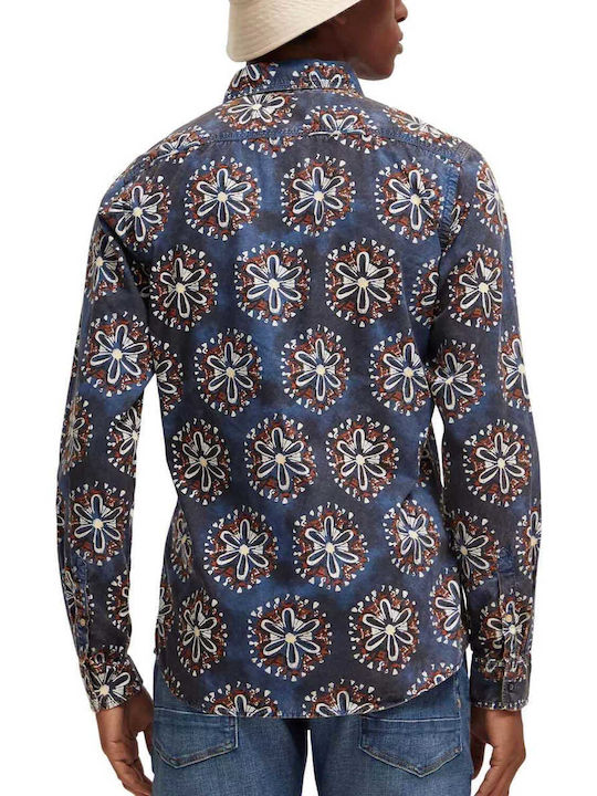 Scotch & Soda Men's Shirt Long Sleeve Black