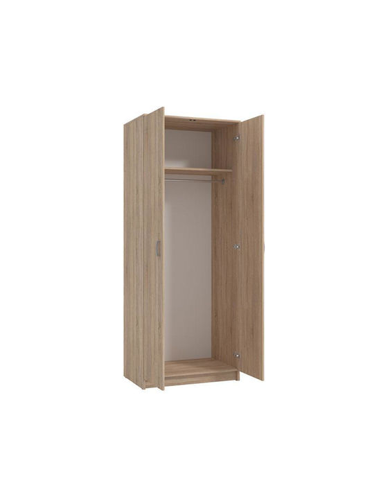 Hana Δίφυλλη Ντουλάπα 80x52x205cm