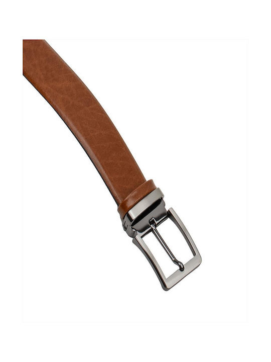 Charles Frank 440125 Men's Leather Belt Tabac Brown