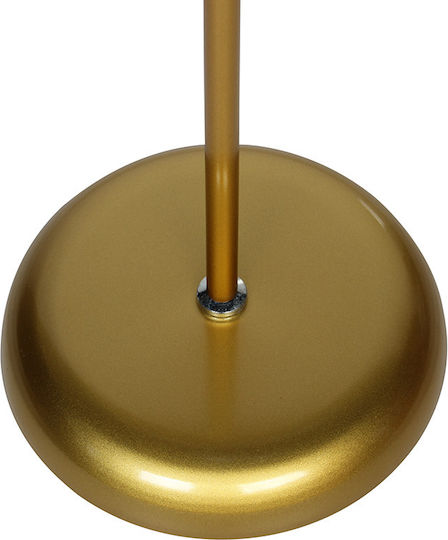 Keskor Lampa de podea Î174xL24.5cm. cu Soclu pentru Bec E27 Auriu