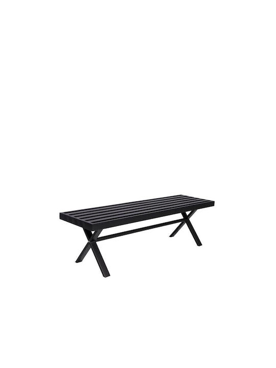 Bench Outdoor Metal Bronze 120x50x50cm