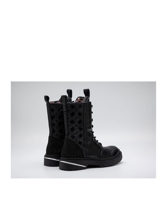 Replay Kids Combat Boots Black