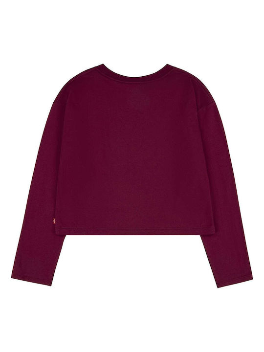 Levi's Kids Blouse Long Sleeve Burgundy