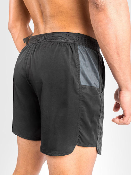 2-in-1 Sport Herren Shorts Schwarz