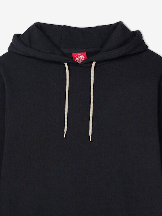 Santa Cruz Men's Sweatshirt with Hood Black