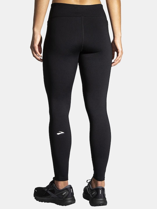 Brooks Frauen Lang Leggings Schwarz