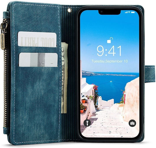 Caseme C30 Brieftasche Blau (iPhone 15)