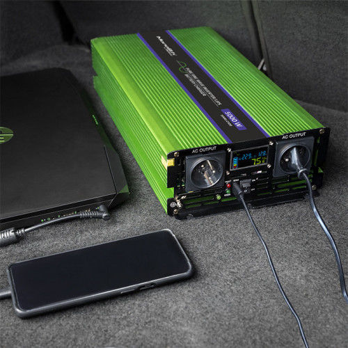 Qoltec Pure Sine Wave Power Inverter 5000W With Input Voltage 24V 51944