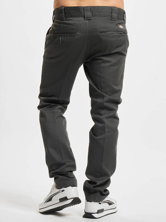 Dickies Ανδρικό Παντελόνι Chino σε Slim Εφαρμογή Γκρι