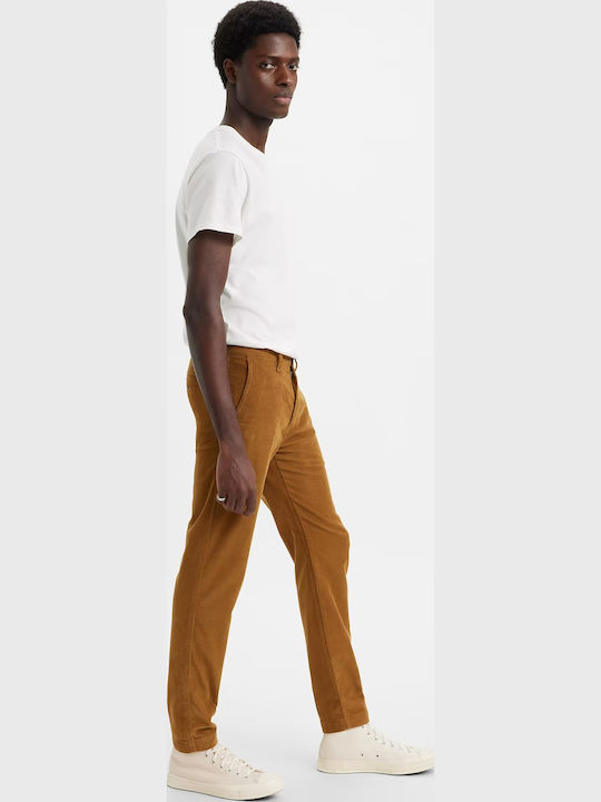 Xx Trousers Chino Elastic in Regular Fit Brown
