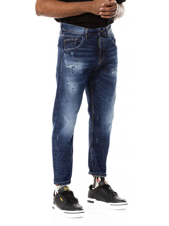 Cover Jeans Herren Jeanshose in Loose Fit Blau