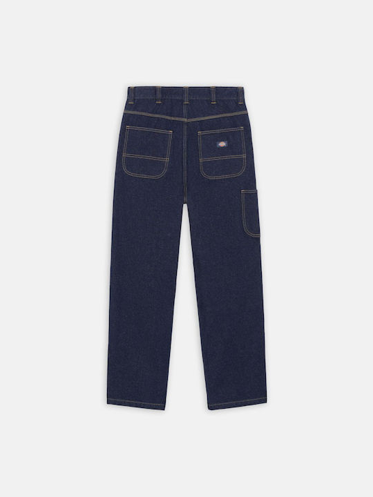Madison Ανδρικό Παντελόνι Τζιν με Loose Baggy Εφαρμογή Μπλε