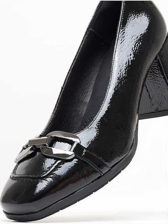 Anatomic Leather Black Heels