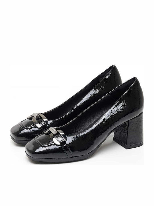 Anatomic Leather Black Heels