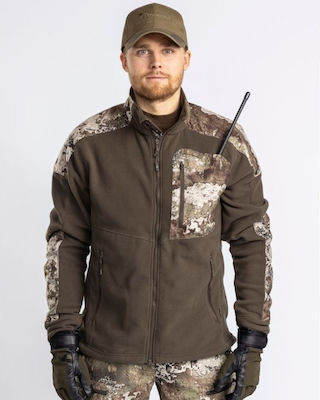 Pinewood Forest Camou Jagdjacke Vlies Braun