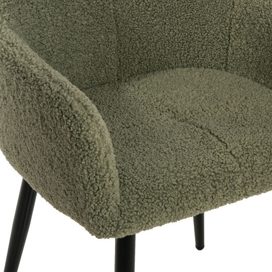 Shelly Dining Room Fabric Armchair Physical 57x55x87cm 2pcs