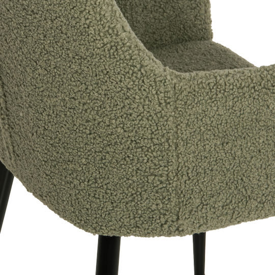 Shelly Dining Room Fabric Armchair Physical 57x55x87cm 2pcs