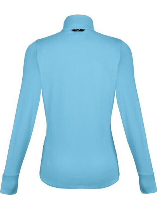 Puez Polarlite Air Fleece Women's Cardigan with Zipper in Blue Color