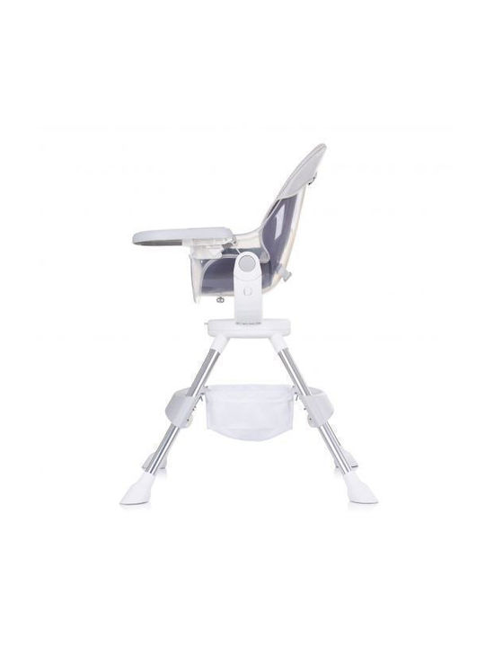 Chipolino Vision Baby Highchair with Adjustable Height Gray