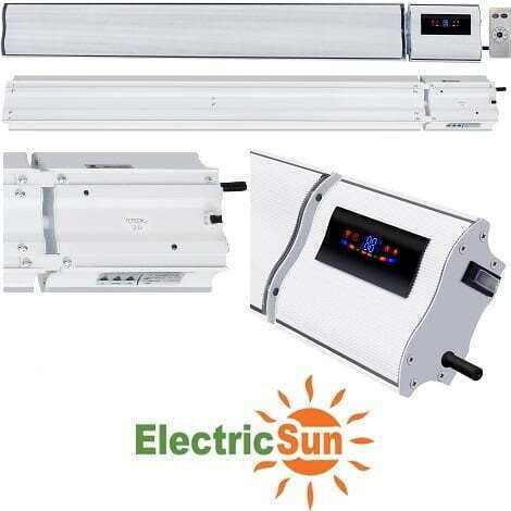 ElectricSun Θερμοπομπός Τοίχου 2800W με Ηλεκτρονικό Θερμοστάτη και WiFi 180x15cm