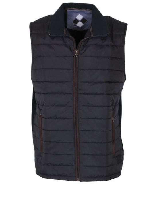 Cotton Green Men's Sleeveless Puffer Jacket Blue