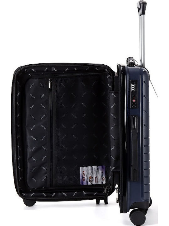 Lavor Medium Hard Blue Travel Suitcase with 4 Wheels Height 66cm