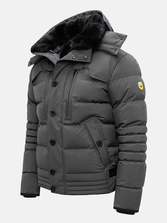 Winter Jacke Puffer Gray
