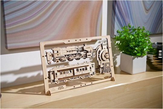 Ugears Wooden Construction Toy Steam Express for Children 5+ years+ Years