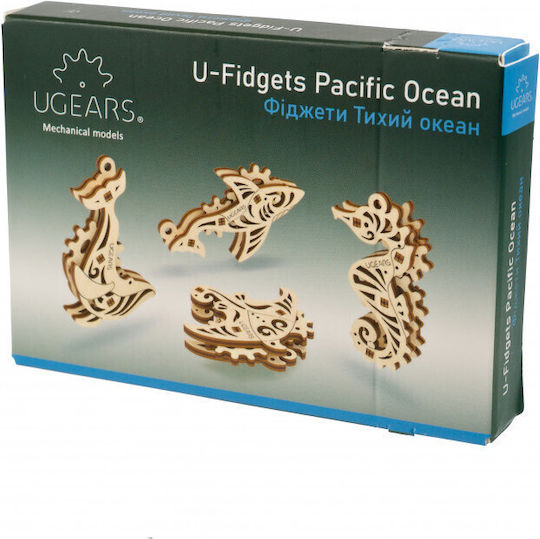 Ugears Jucărie de Construcție din Lemn U-fidgets