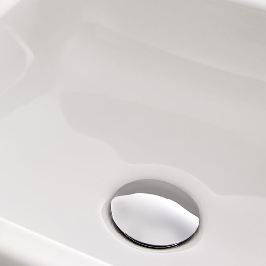 Acquanet Pop Up Cupru Supapă Chiuveta cu Preaplin Argintiu