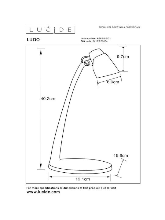 Lucide Lightning LED Φωτιστικό Lucide Lightning LED Φωτιστικό