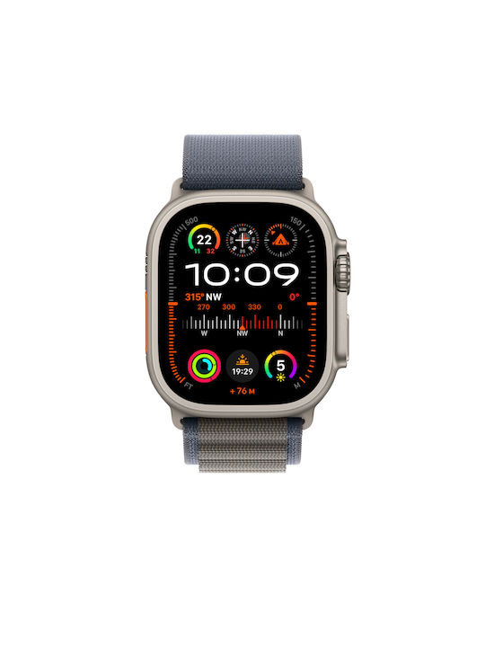 Apple Alpine Loop Medium Каишка Текстил Син (Apple Watch 44/45/46mm/Ultra 49mm)