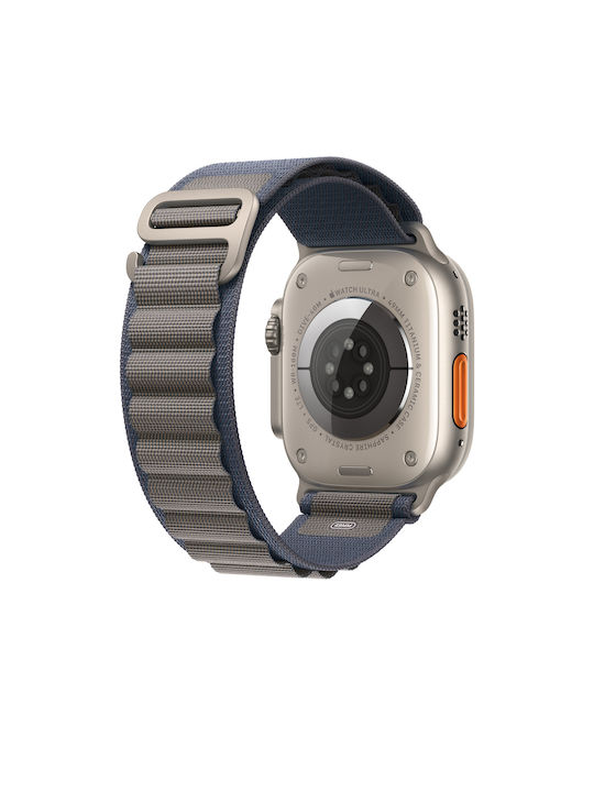 Apple Alpine Loop Medium Каишка Текстил Син (Apple Watch 44/45/46mm/Ultra 49mm)