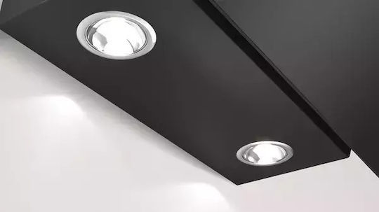 Pitsos Șemineu Hotă 80cm Negru