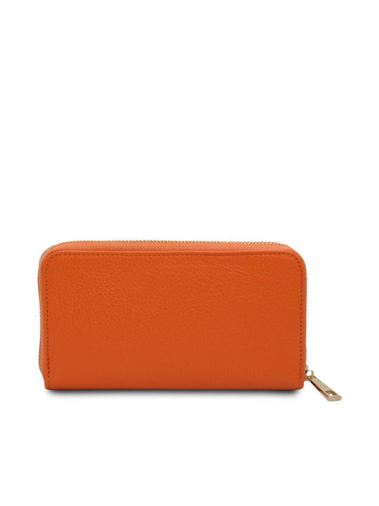 Tuscany Leather Klein Frauen Brieftasche Klassiker Orange