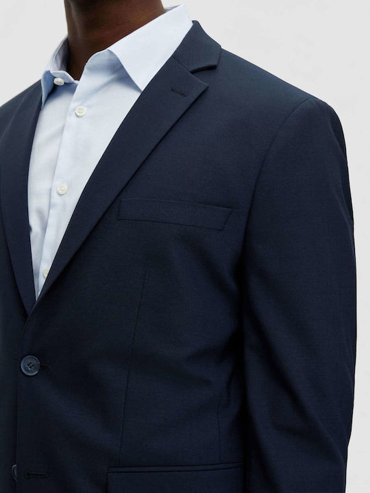 Winter Herrenanzugsjacke Blau