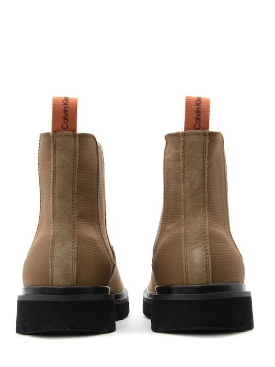 Suede Brown Chelsea Boots