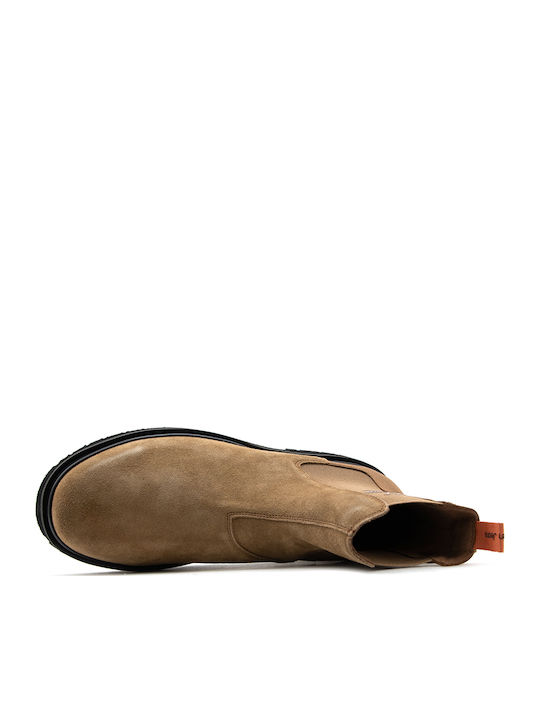Suede Brown Chelsea Boots