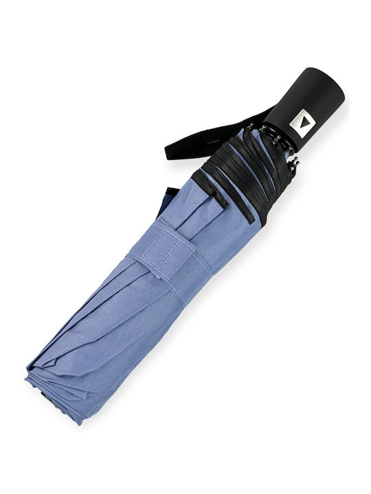 Iris Automat Umbrelă de ploaie Compact Albastru