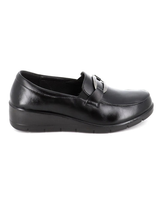 B-Soft Piele Mocasini dama în culoarea Negru