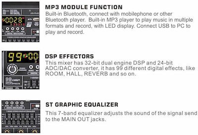 Audien 8 XLR Inputs & Bluetooth