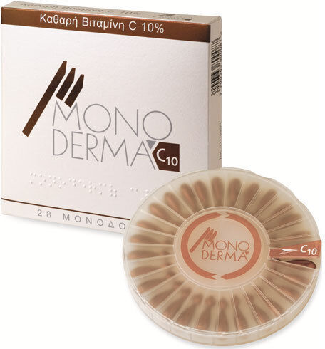 PharmaQ Monoderma C10 Serum Hidratant și Anti-îmbătrânire pentru Față cu Vitamina C pentru Detoxifiere și Strălucire