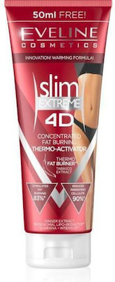 Eveline Slim Extreme 3D Öl für Schlankheitskur & Cellulite Thermal-Fettverbrenner 250ml