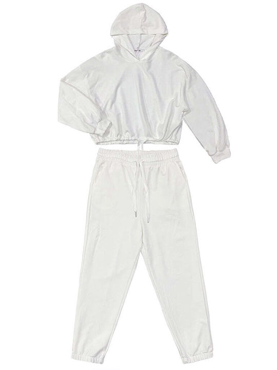 Ustyle Set Women's Sweatpants White