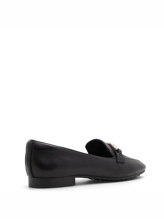 Aldo Leather Women's Loafers in Black Color