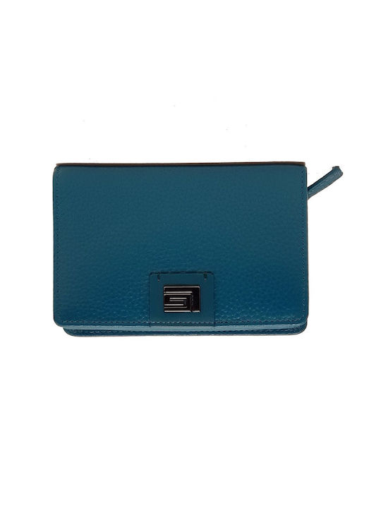 Guy Laroche Small Leather Women's Wallet Blue