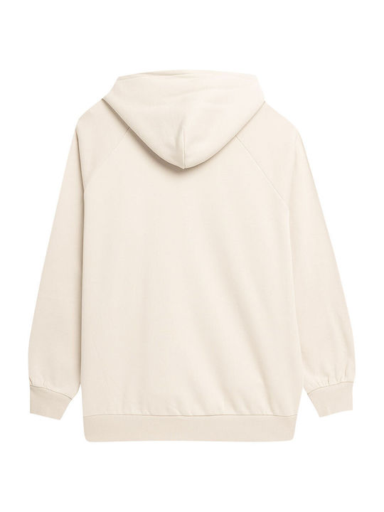 4F Men's Sweatshirt with Hood Beige