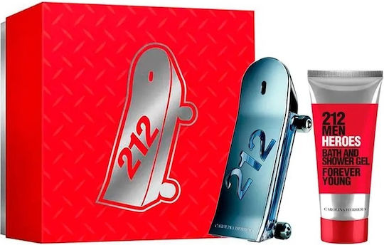 Carolina Herrera 212 Men Heroes Men's Set with Eau de Toilette