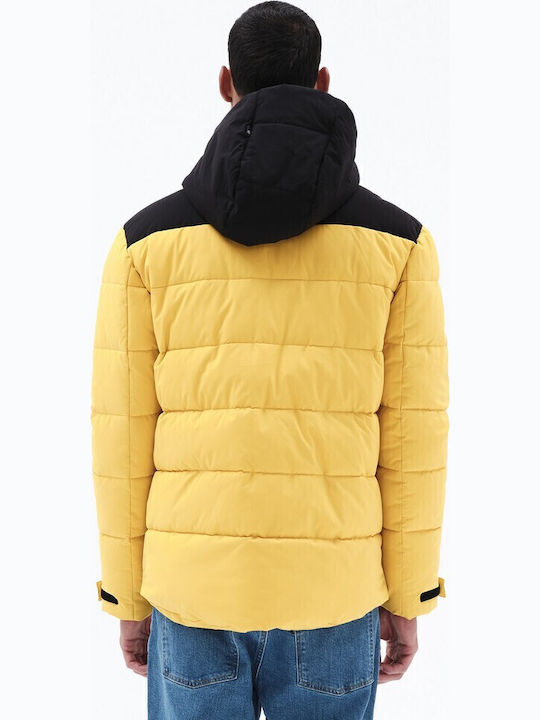 Winter Jacket Puffer Waterproof and Windproof Yellow