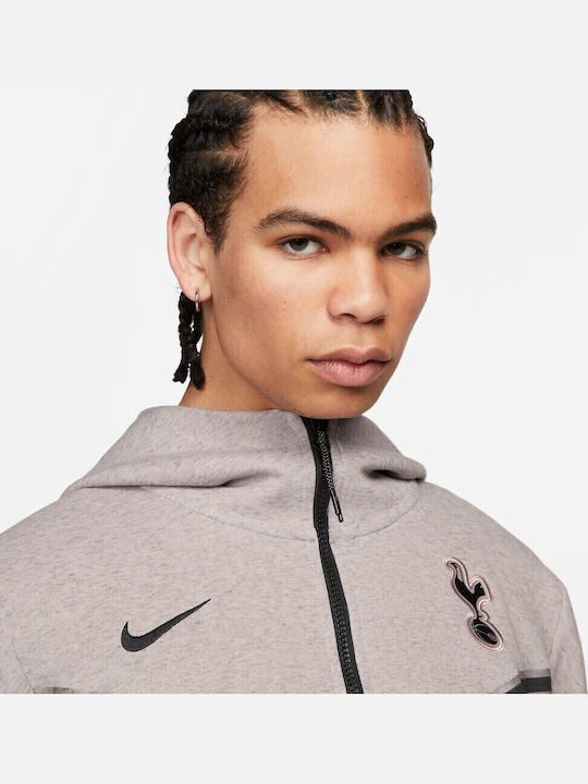 Tottenham Hotspur Tech Fleece Windrunner Hanorac cu Glugă Gri